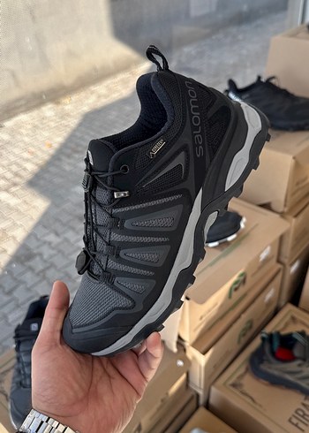 Gri Erkek Spor Ayakkabı Velcro Detaylı - Görsel 4