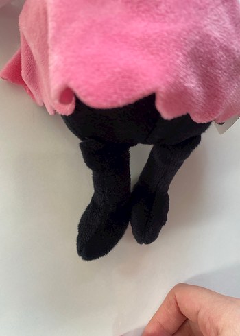 Pembe Fiyonklu Peluş Oyuncak( tek bacağının dikisi atmı) - Görsel 2