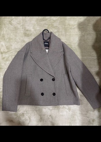 Zara bej orijinal kaban - Görsel 5