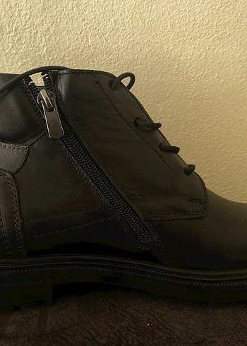 Siyah Erkek Biker Bot Markası Derimod orjinal hiç kullanılmamış - Görsel 2