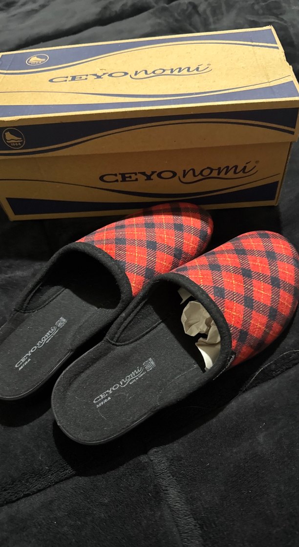 Kırmızı Ekose Erkek Ev Terliği 37 no - Görsel 2