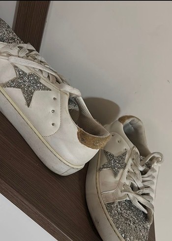 Beyaz Platform Topuklu Kadın Spor Ayakkabı - Görsel 2