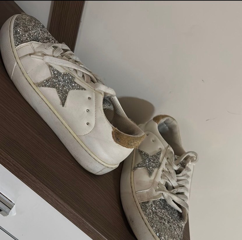 Beyaz Platform Topuklu Kadın Spor Ayakkabı - Görsel 2