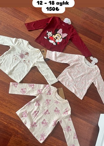 Kız bebek Uzun Kollu penye - Görsel 2