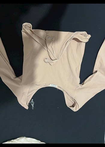 Bej Uzun Kollu çıt çıtlı bady - Görsel 3