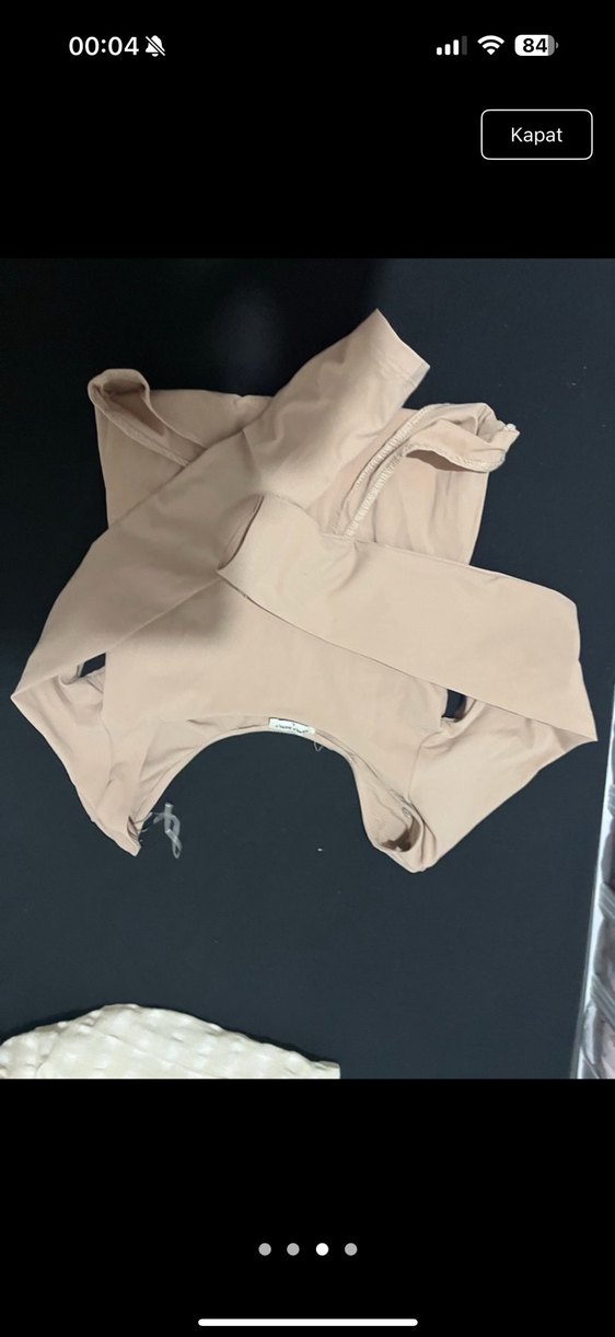 Bej Uzun Kollu çıt çıtlı bady - Görsel 2