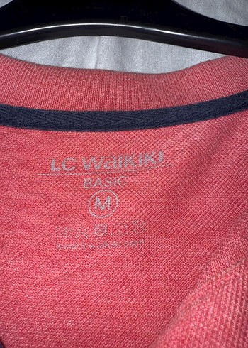 Erkek Kırmızı Kısa Kollu Polo Yaka Tişört - Görsel 2