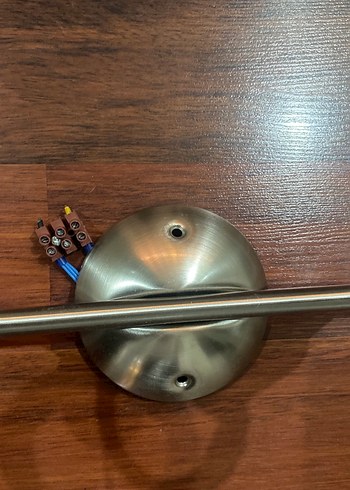 Gümüş Renk 4 kafalı Oynar Başklı Avize - Görsel 4