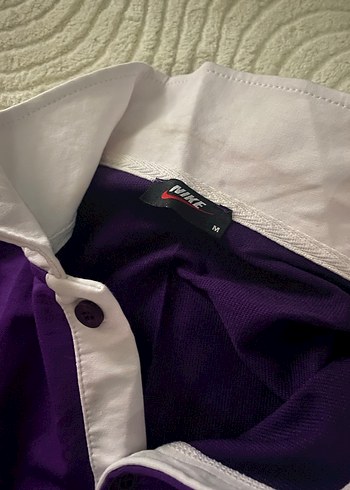 Erkek Mor Beyaz Polo Tişört - Görsel 2