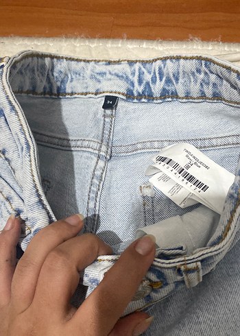 Kadın Açık Mavi Denim Jean - Görsel 3