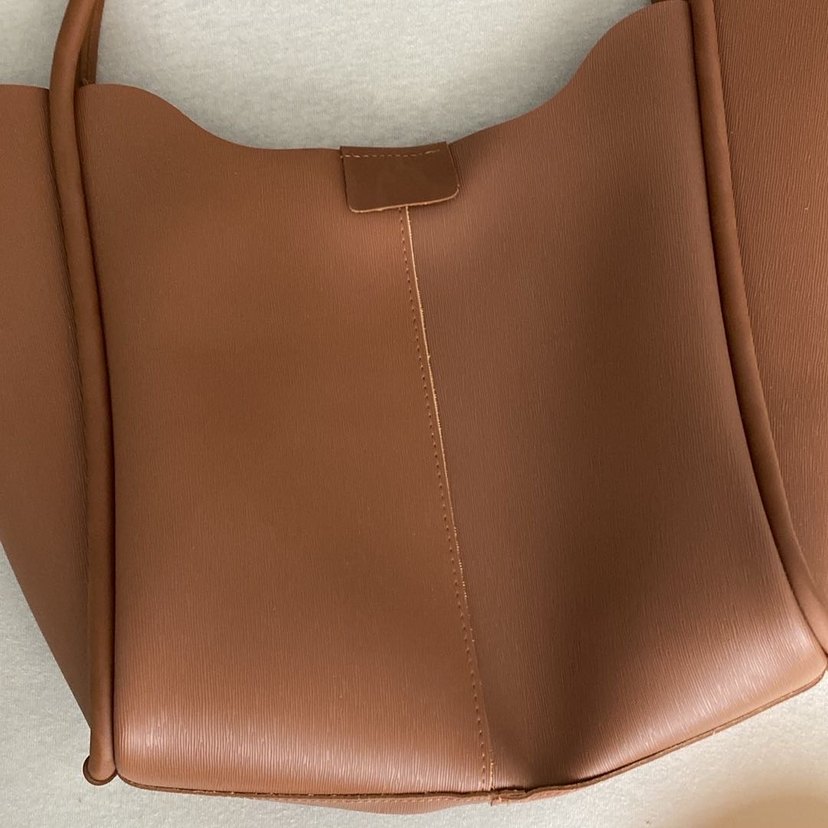 Bej Deri Kadın Çanta - Görsel 2