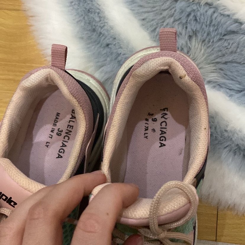 Pembe Yüksek Topuklu Spor Ayakkabı - Görsel 5