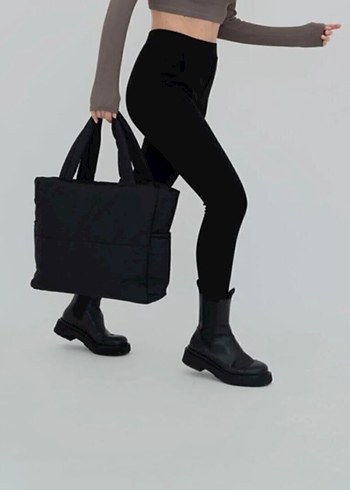 Siyah Kadın Günlük Omuz Çantası - Görsel 2