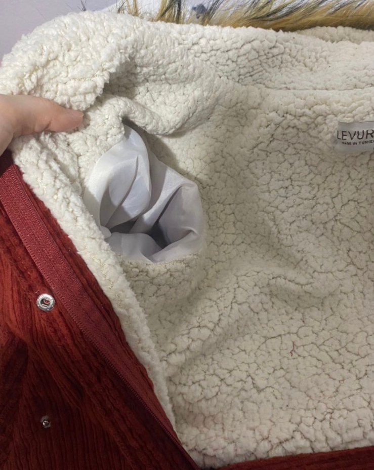 Kürk Detaylı Kadın Kışlık Ceket - Görsel 2