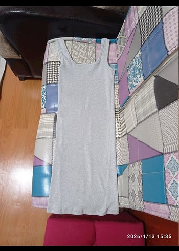 Siyah Kare Yaka Midi Triko Elbise - Görsel 8