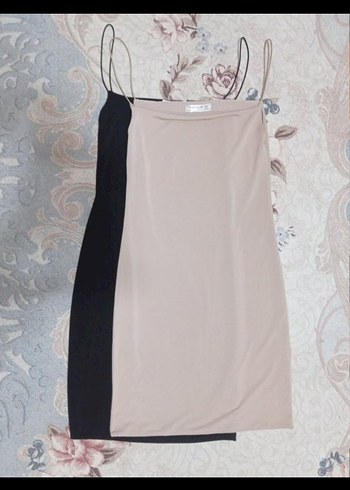 Bej Mini Kadın Elbise - Görsel 6