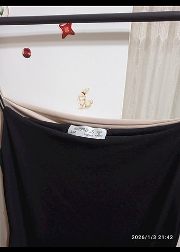 Bej Mini Kadın Elbise - Görsel 3