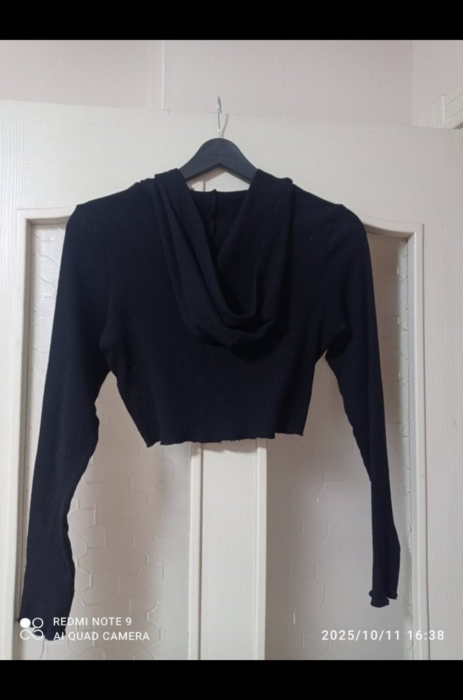 Siyah Slim Fit Midi Ceket - Görsel 2