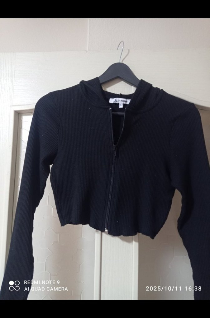 Siyah Slim Fit Midi Ceket - Görsel 4