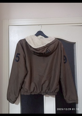 Haki Fermuarlı Ceket - Görsel 4