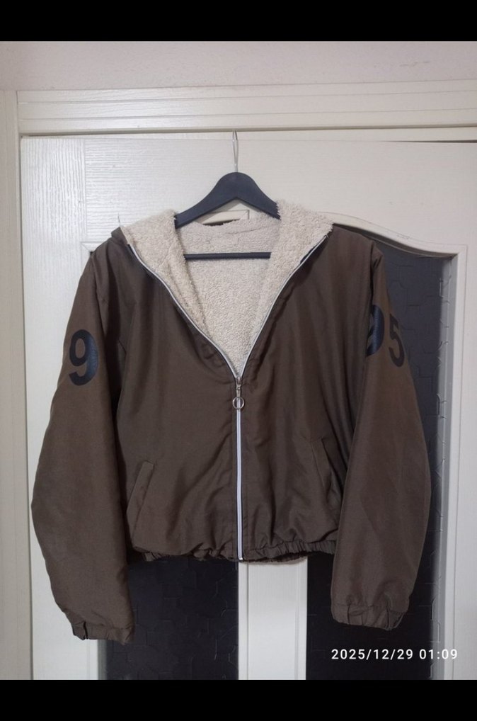 Haki Fermuarlı Ceket - Görsel 2