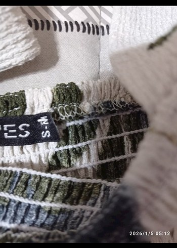 Haki Krem Çiçekli Kare Yaka Uzun Elbise - Görsel 13