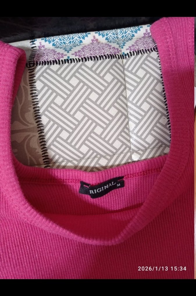 Sade Pembe Uzun Kadın Elbise - Görsel 4