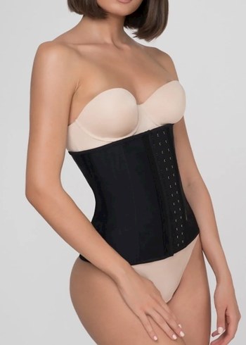 Siyah Midi Korse - Görsel 2