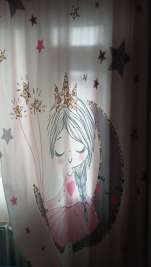 Pembe Bohem Baskılı Perde - Görsel 2