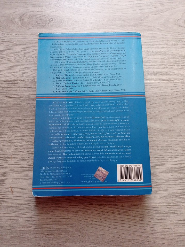 İktisada Giriş - Prof. Dr. Zeynel Dinler - Görsel 2