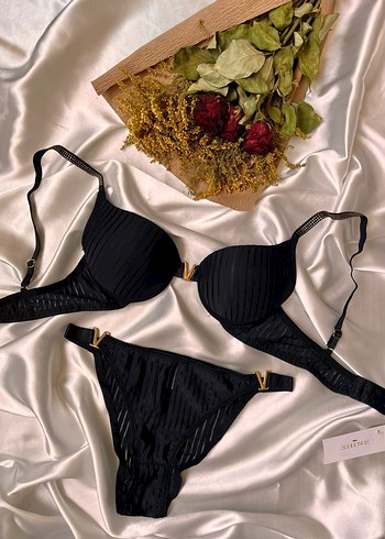 Siyah V Sütyen - Görsel 3