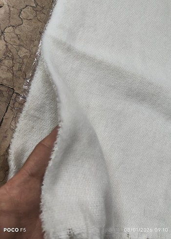 Kadın ekru atkı - Görsel 3