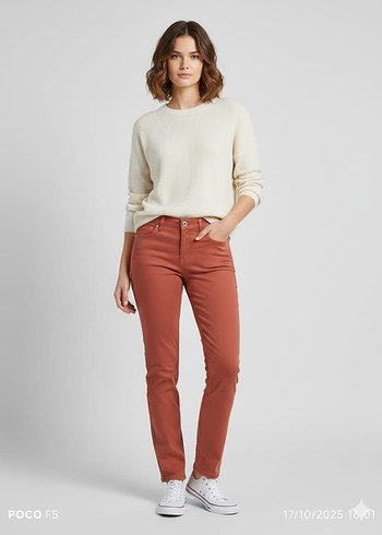 Kadın Regular Fit Midi Boyfriend Pantolon 28-33 beden arası mevc - Görsel 2