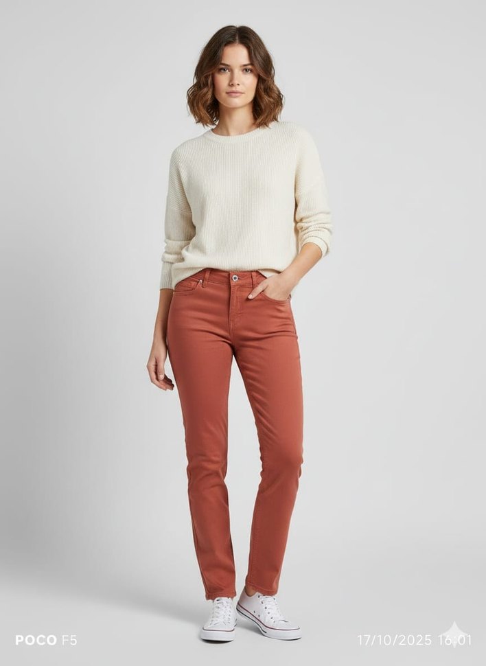 Kadın Regular Fit Midi Boyfriend Pantolon 28-33 beden arası mevc - Görsel 2