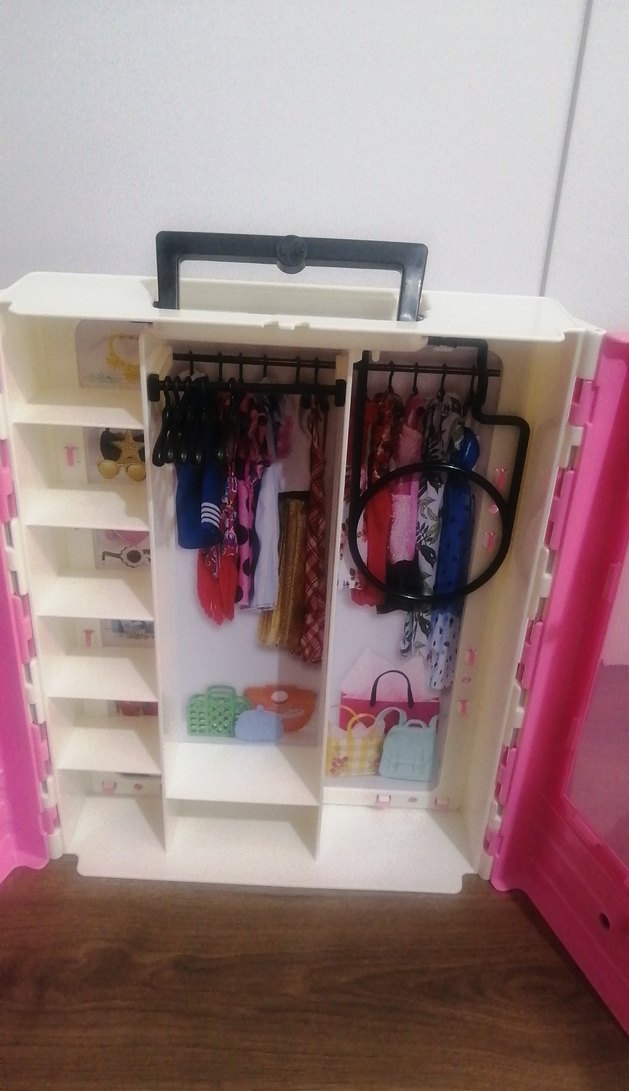 Barbie Pembe barbie gardrop Oyuncak - Görsel 2