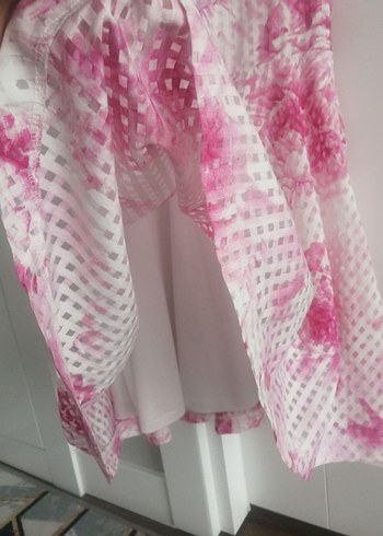 Pembe Kolsuz Kız Elbisesi - Görsel 4