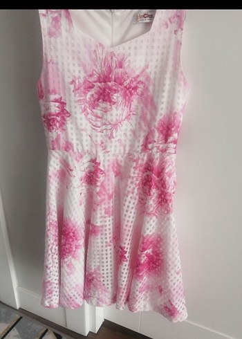 Pembe Kolsuz Kız Elbisesi - Görsel 3