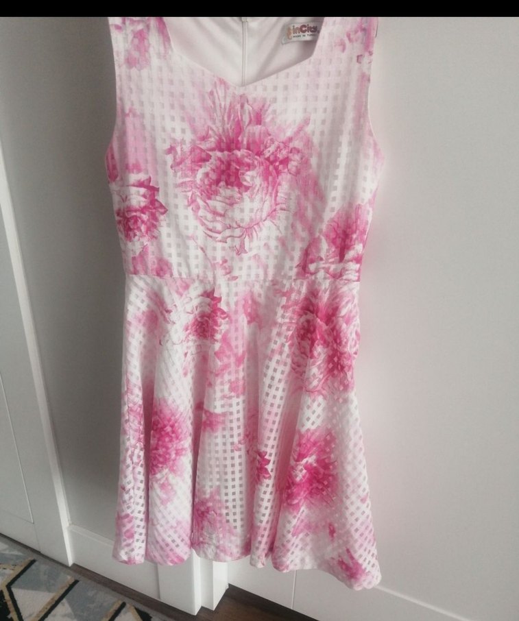 Pembe Kolsuz Kız Elbisesi - Görsel 3