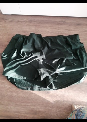 Yeşil spor şort Etek - Görsel 2