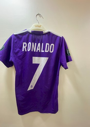 Mor Erkek Kısa Kollu Spor Forma - Görsel 4