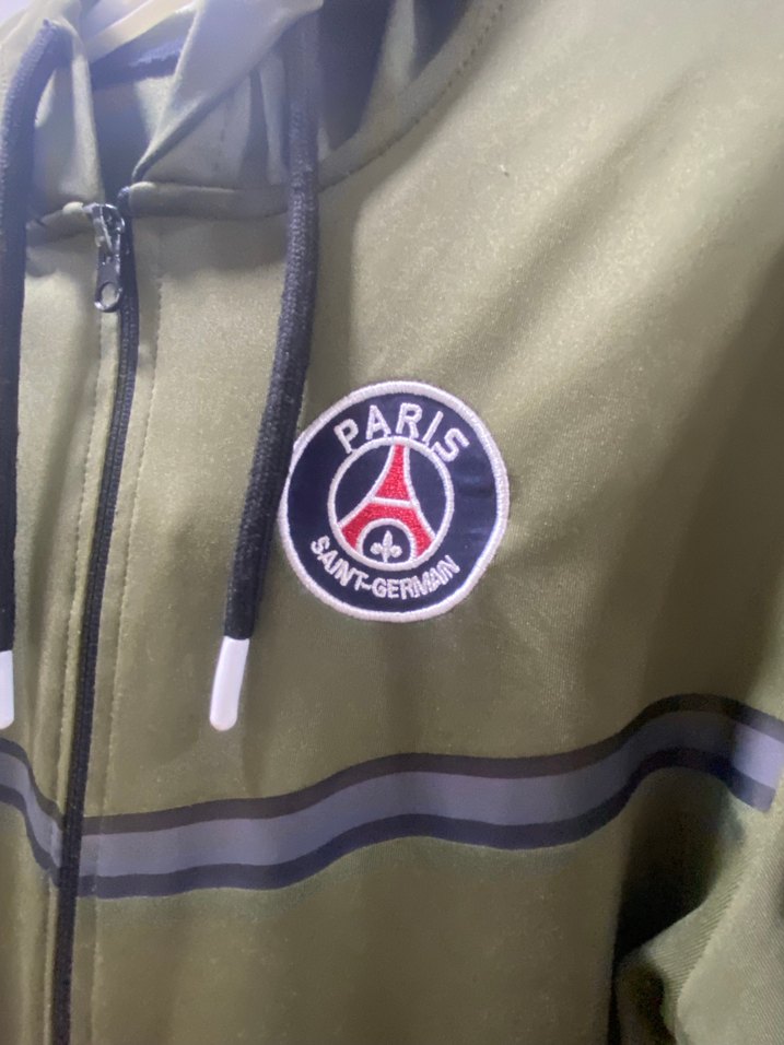 Erkek Haki Fermuarlı Spor Sweatshirt - Görsel 2