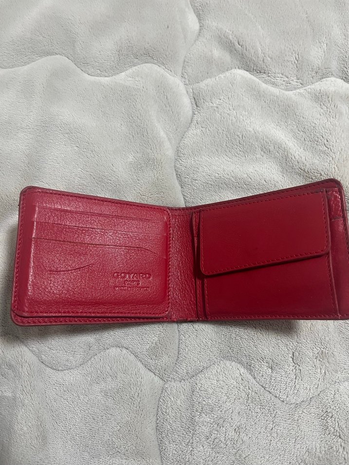 Kırmızı Goyard Cüzdan - Görsel 3