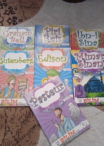 Çocuklar için bilim insanları kitap seti - Görsel 3