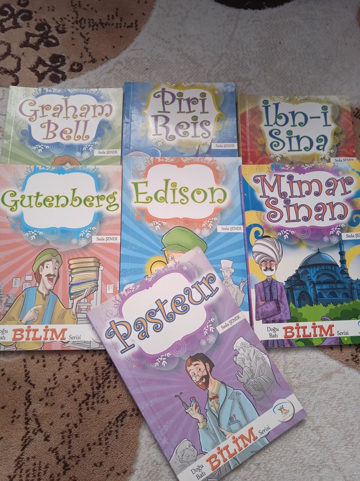 Çocuklar için bilim insanları kitap seti - Görsel 3