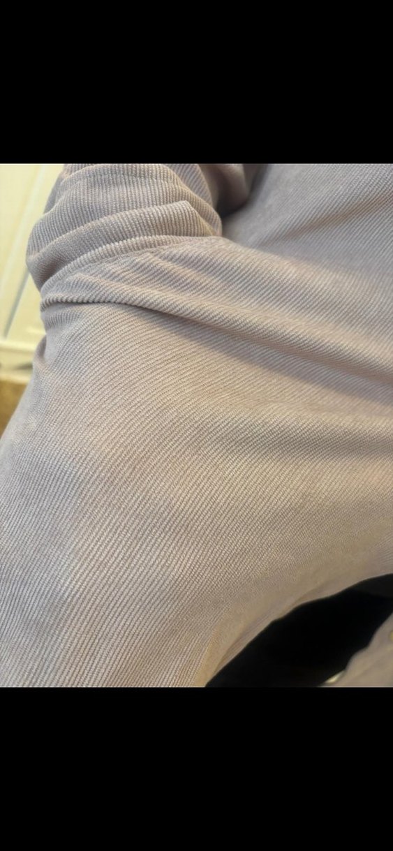 Bej Düğmeli Uzun Kollu kadife çizgili uzun - Görsel 5