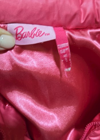 Barbie Kız Çocuk Pembe Fermuarlı Mont