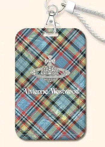 Püsküllü Pembe Vivienne Westwood Charm Kart Koruyucu - Görsel 2