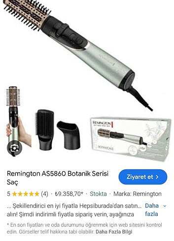 Remington döner başlıklı saç şekillendirici 