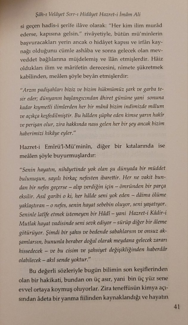 ŞAHI VELAYET SIRRI HİDAYET HZ ALİ - Görsel 5