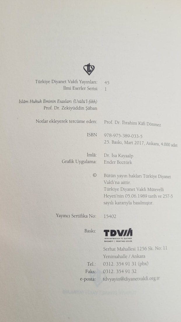 İSLAM HUKUK İLMİNİN ESASLARI - Görsel 2